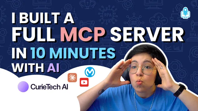 Building a YouTube MCP Server with MuleSoft and CurieTech AI in 10 Minutes