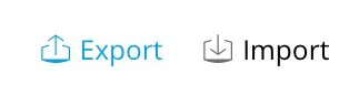 DataWeave Playground Export and Import buttons